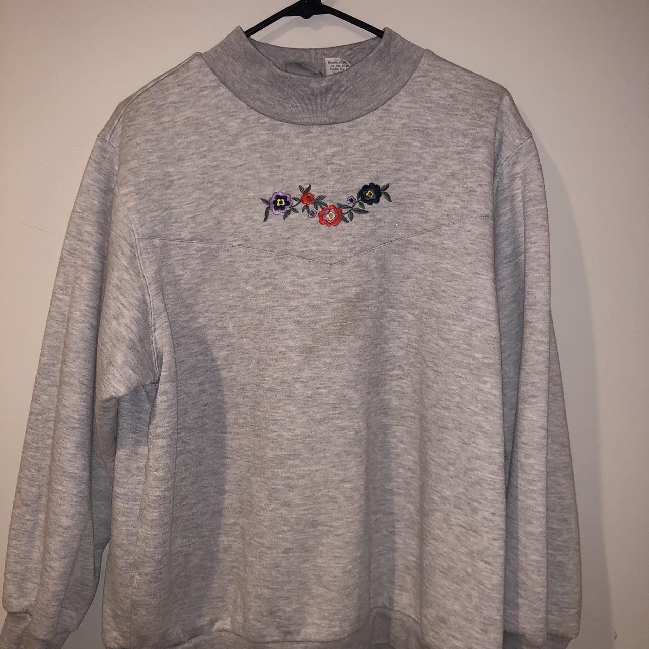 Vintage Blair embroidered sweatshirt, size large,... - Depop