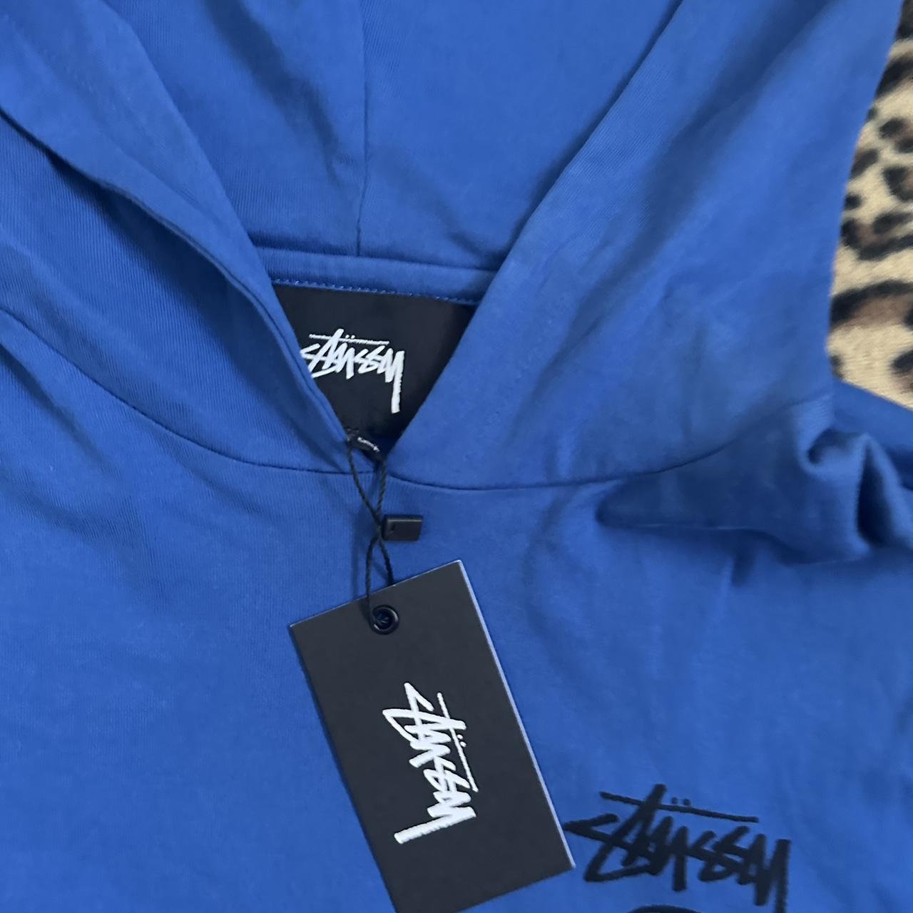 Stussy blue long sleeve top 🎱 Cute hoodie! Never... - Depop