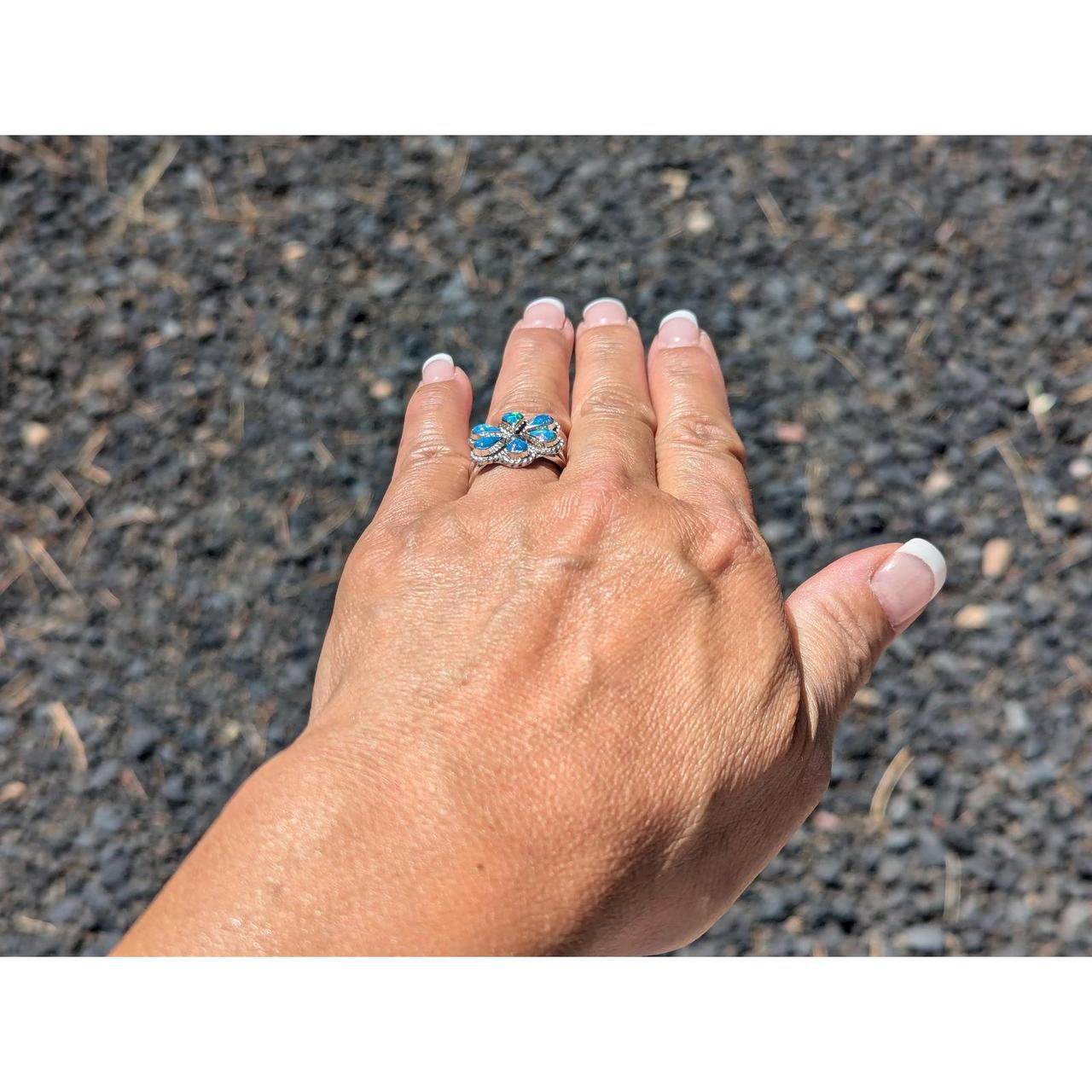 Ring Jacket Women's Ring - Blue/Pink – Handcrafte… - image 7