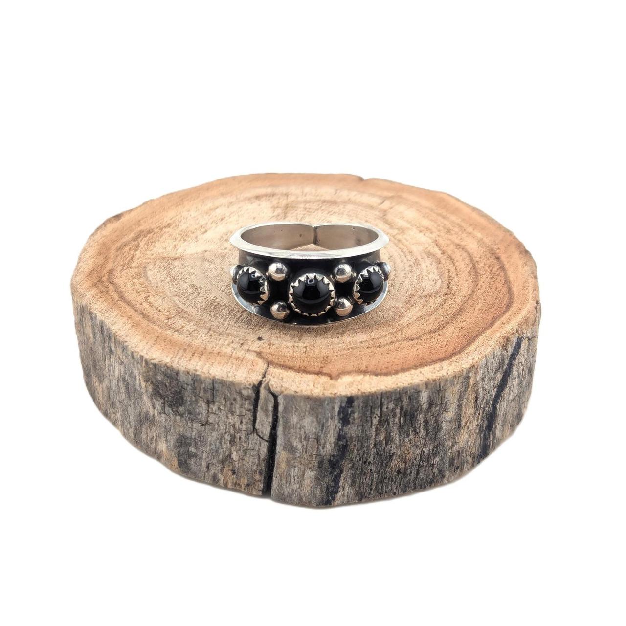Ring Jacket Men's Ring - Black/Silver – Handcraft… - image 2