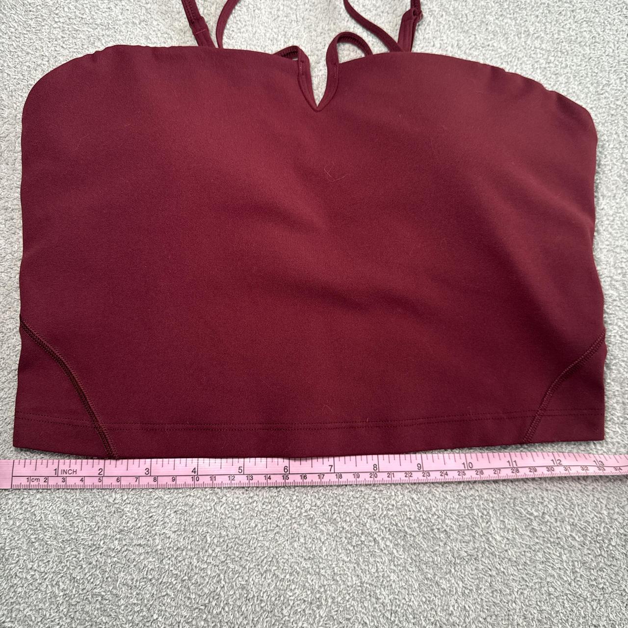 Lululemon Women's Tank top - Burgundy/Red - 6 – L… - image 4