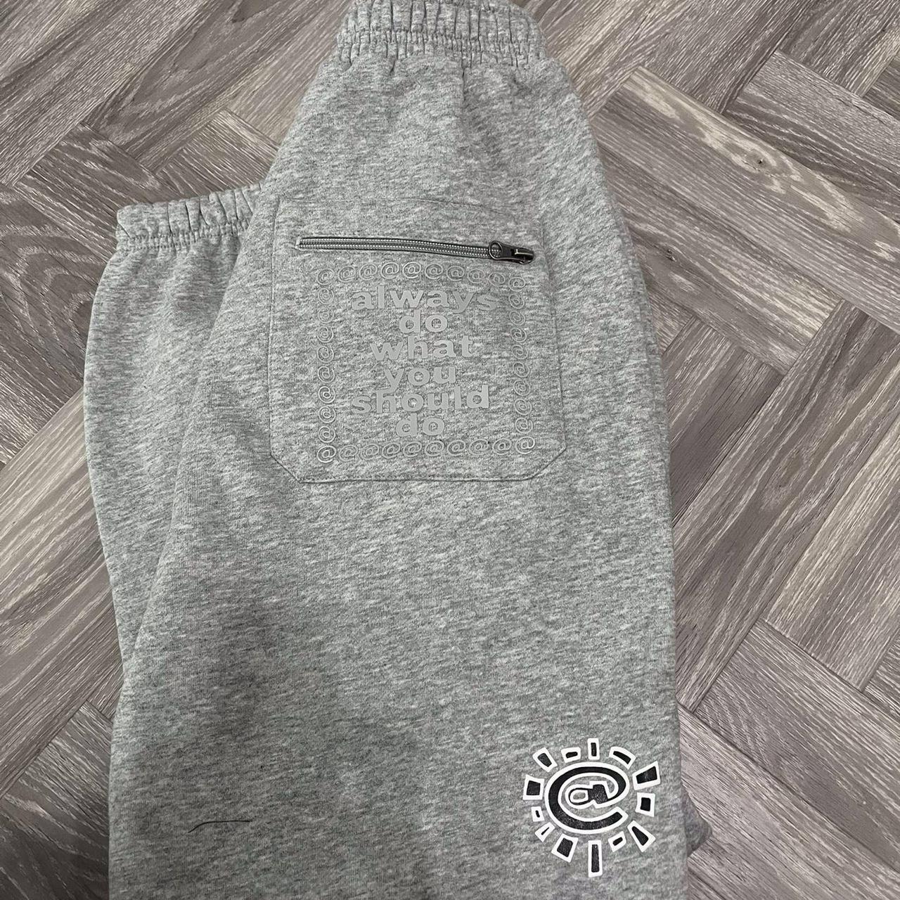 Grey always do what you should do joggers size S... - Depop