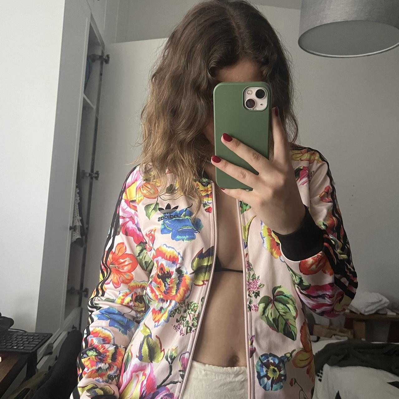 Adidas floralita jacket hotsell