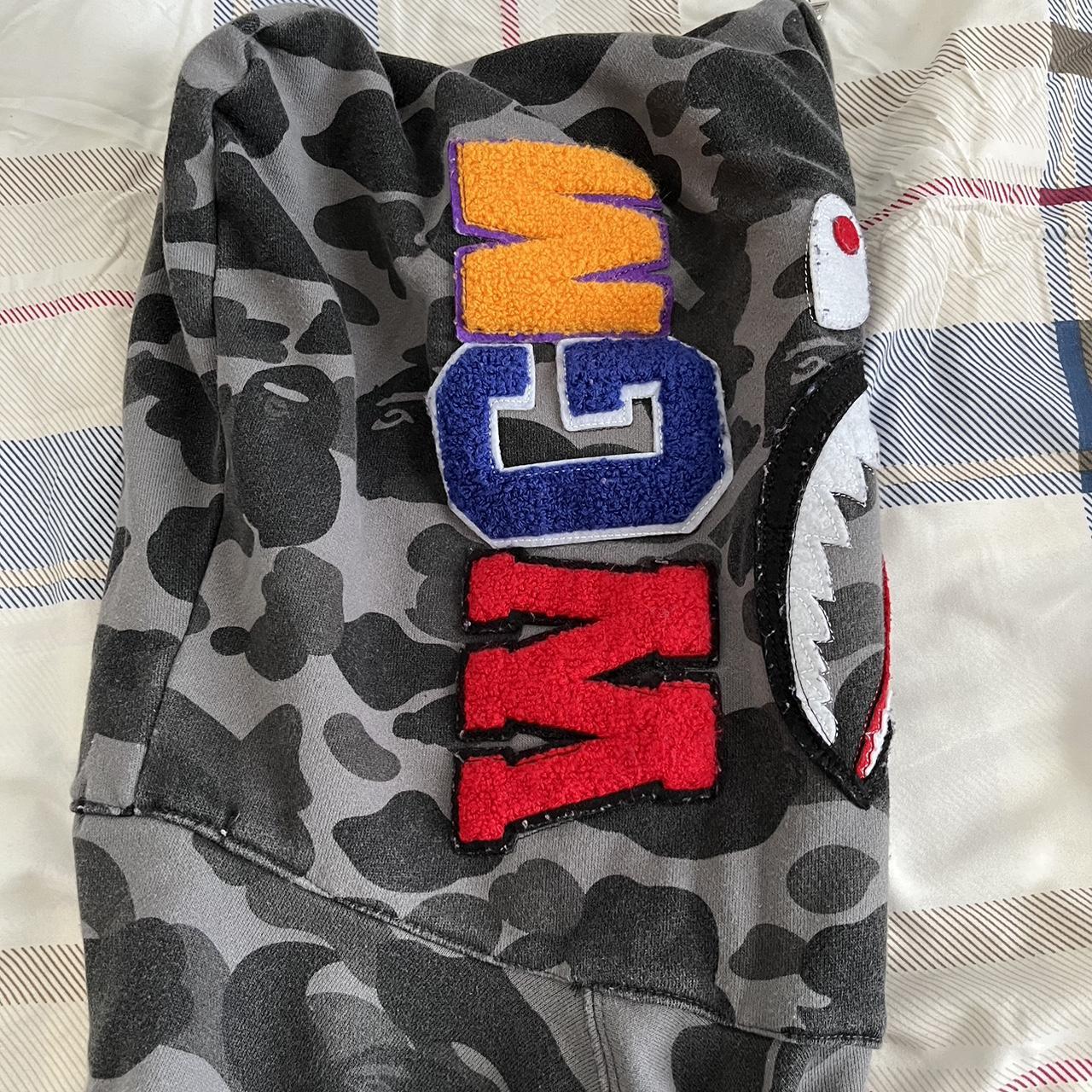 BAPE Men's Grey Jumper | Depop