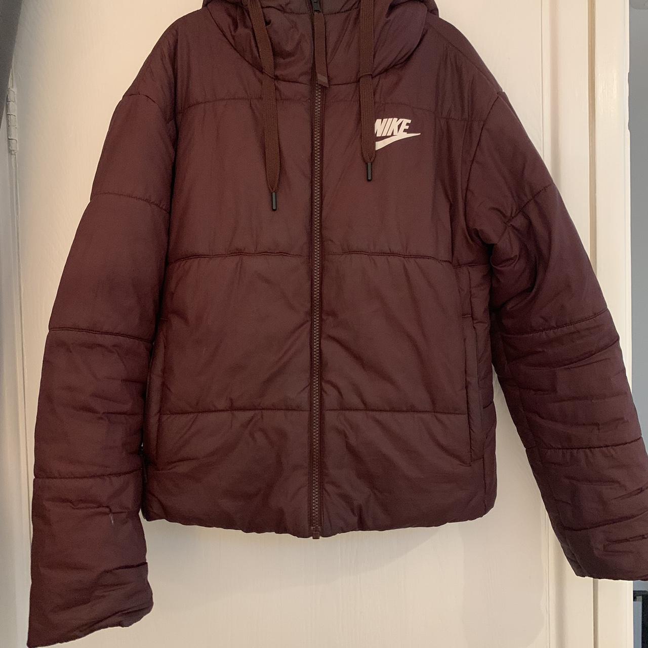 Nike reversible padded jacket burgundy best sale