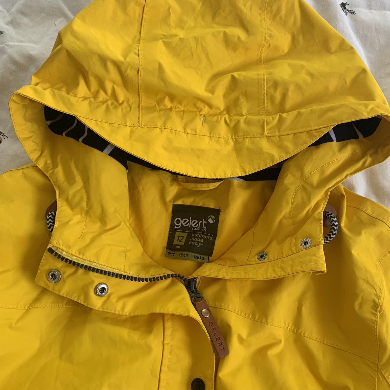 Yellow waterproof Gelert Jacket waterproofjacket