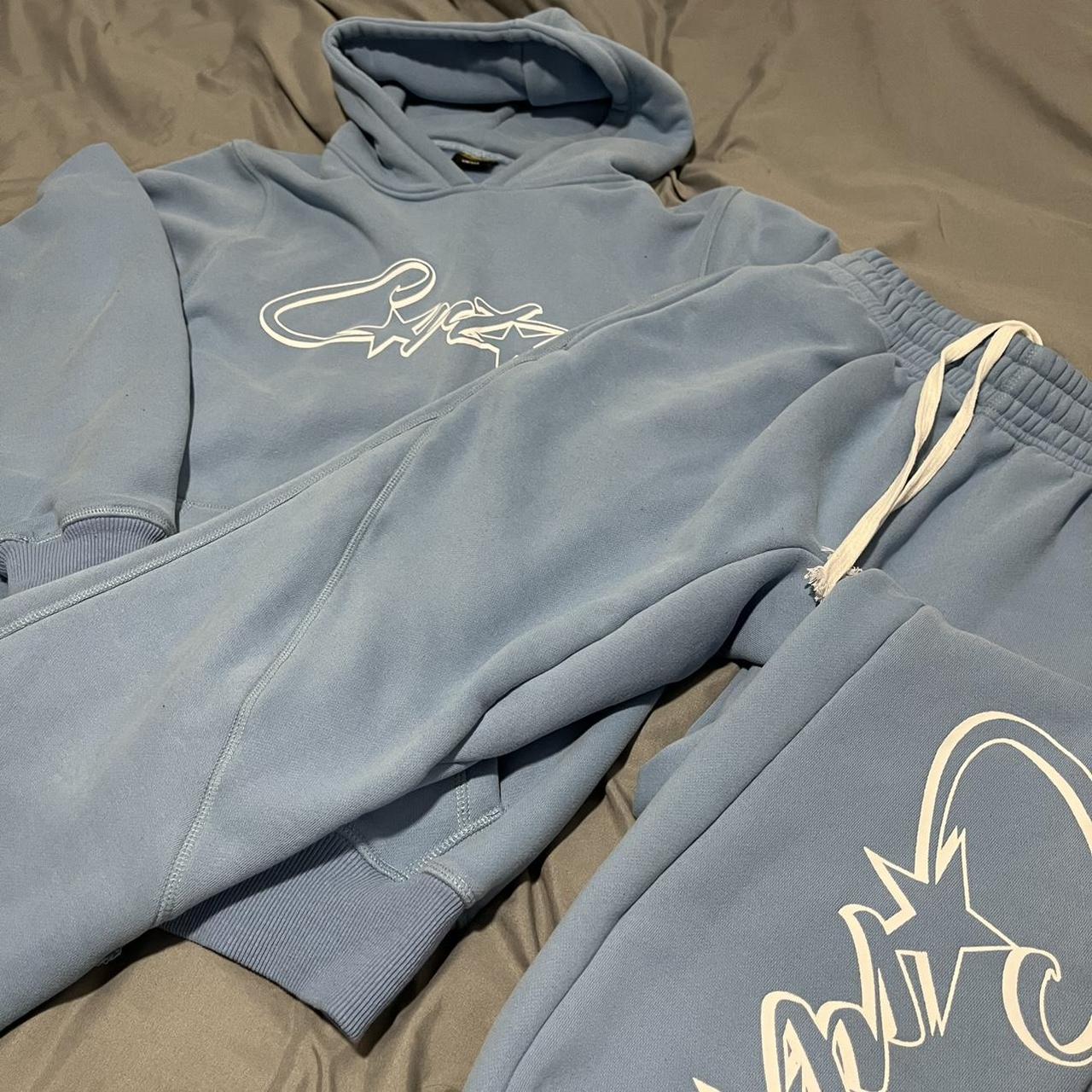 Baby Blue Corteiz Tracksuit About: Great fit and... - Depop