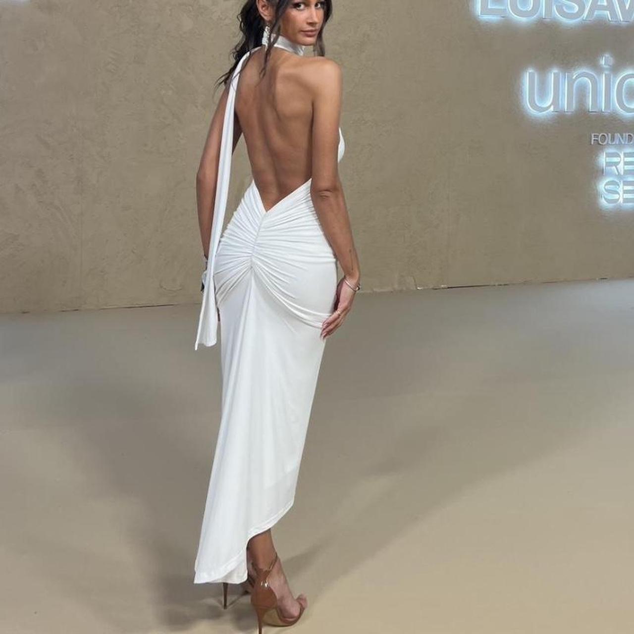 White fashion butt s dress zara