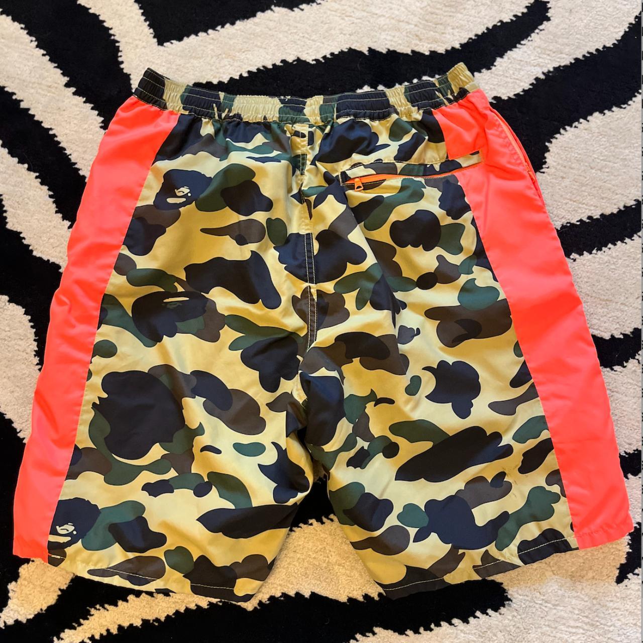 BAPE Men's Green Shorts | Depop