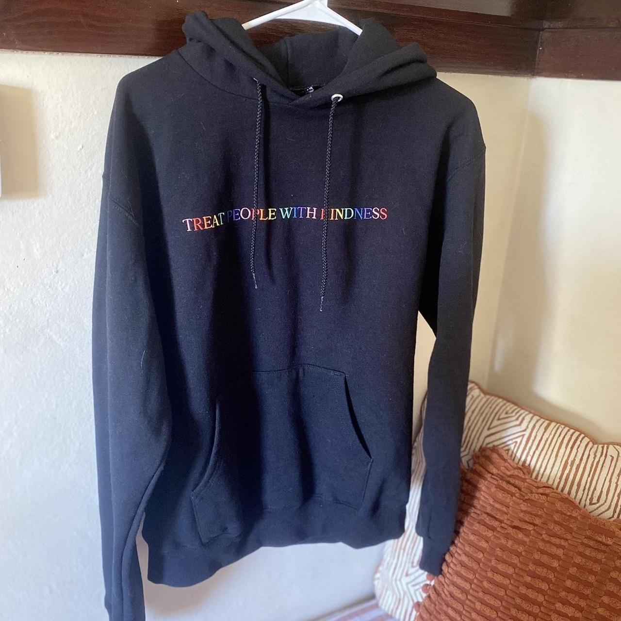 Harry styles rainbow hoodie best sale