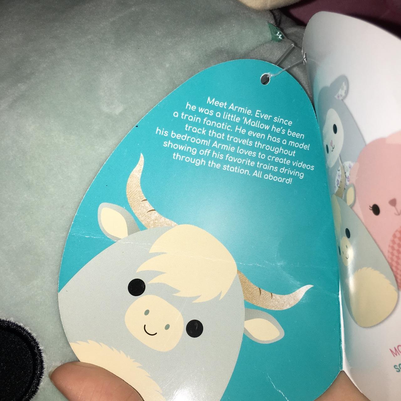 Squishmallows Blue and White Stuffed-animals (4)