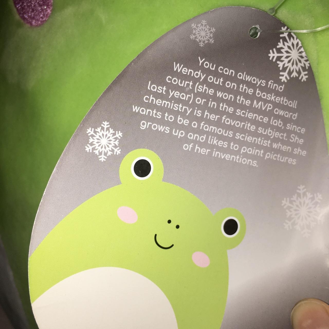 Squishmallows White and Green Stuffed-animals (4)