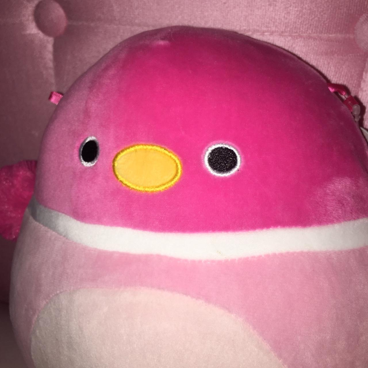 Squishmallows Pink and White Stuffed-animals (2)