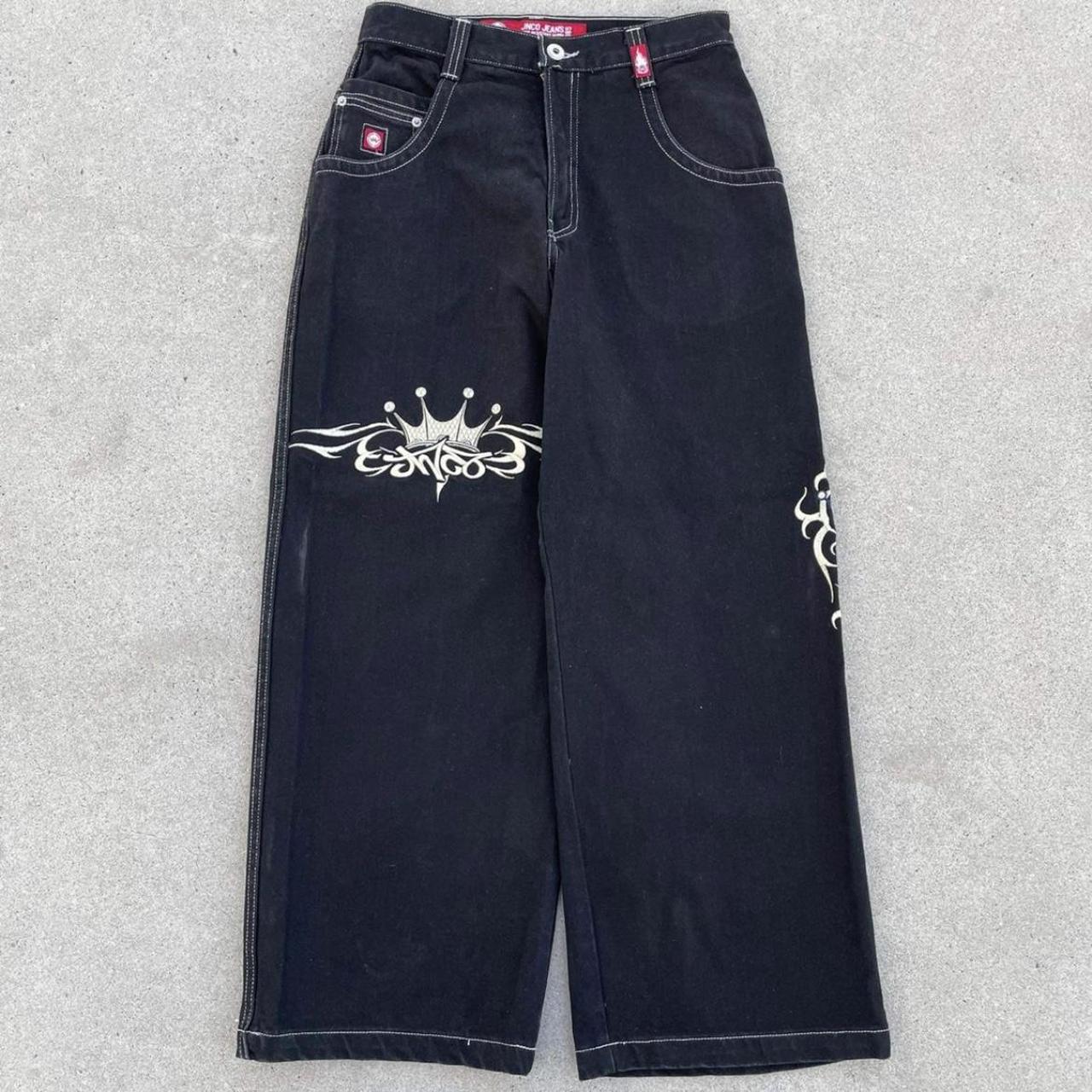 32x30 rare tribal ONLY CLEAN PAIR ONLINE JNCO... - Depop