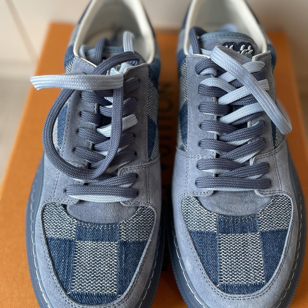 Louis Vuitton Run Away Suede Blue Low Top Sneakers - Sneak in Peace