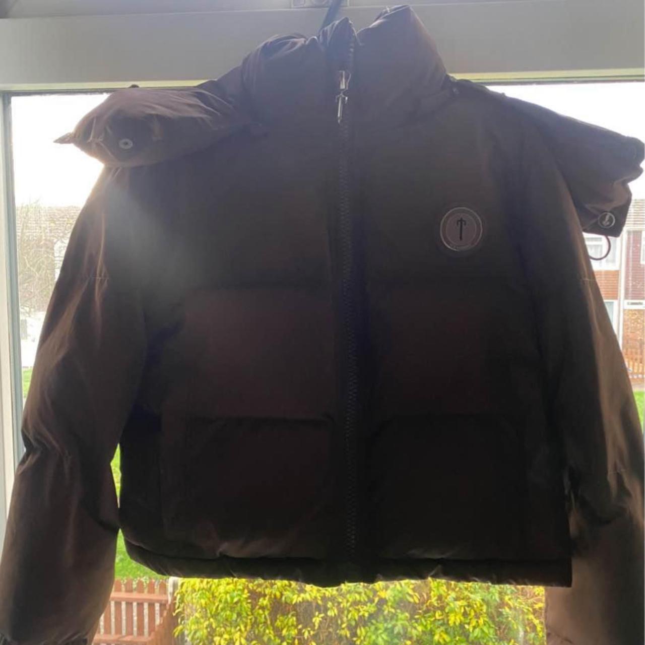 Women’s brown trapstar detachable jacket Depop
