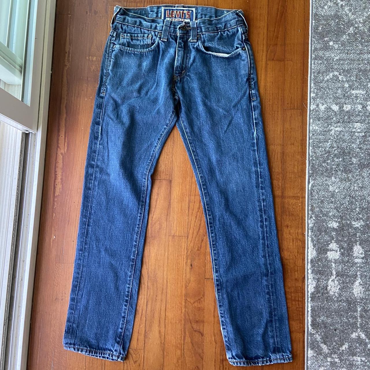 Vintage 511 Levi’s with a beautiful dark wash tagged... - Depop