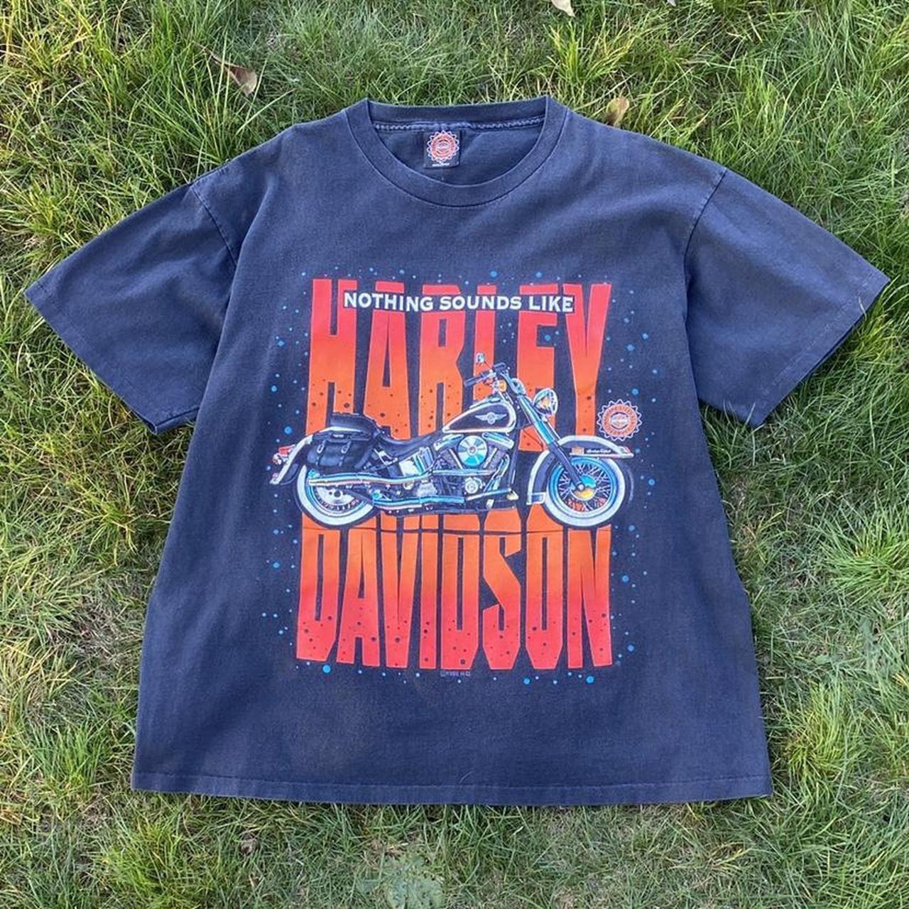 Vintage Jamaica Harley Davidson tee! sz 2XL. - Depop