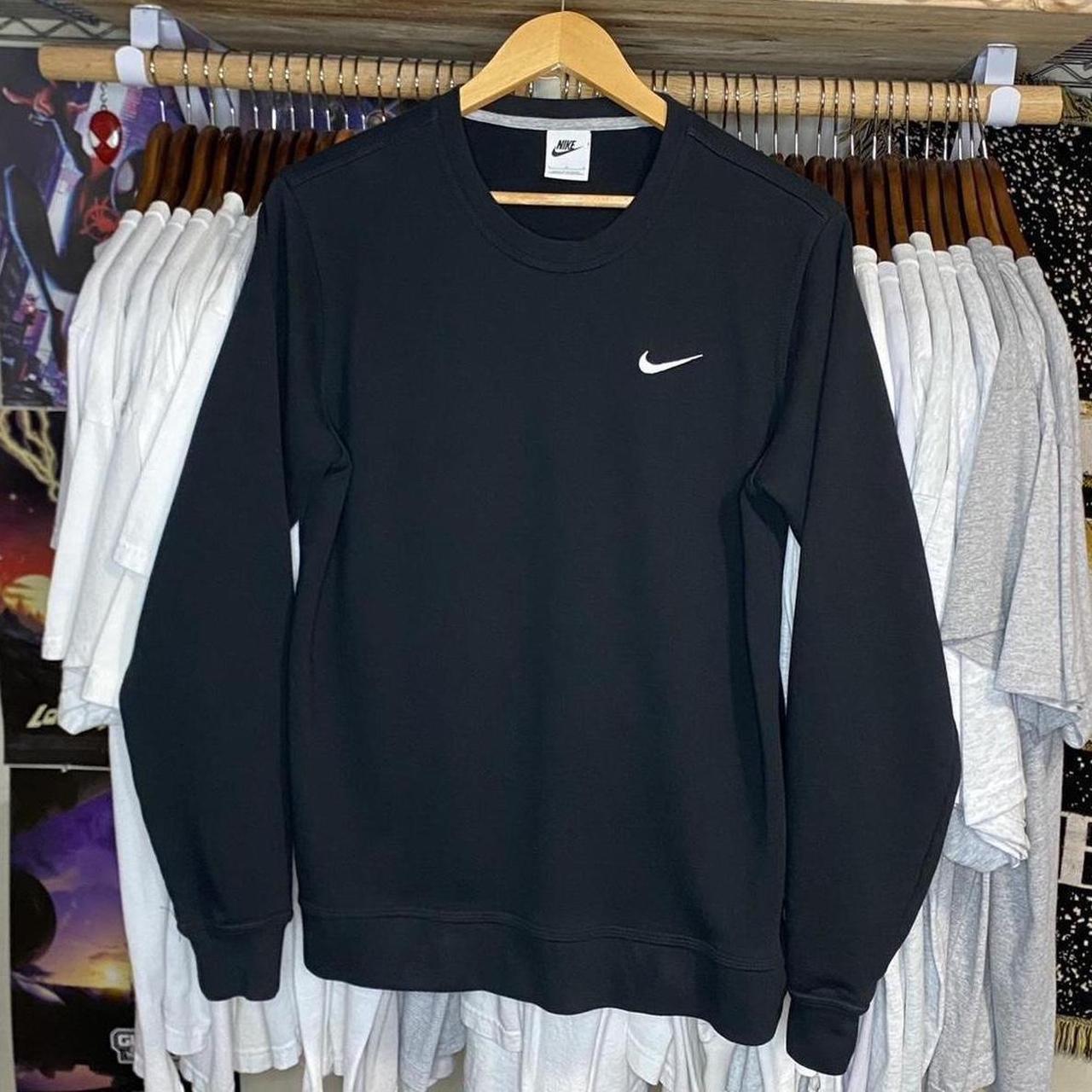 mens nike sweatshirt black