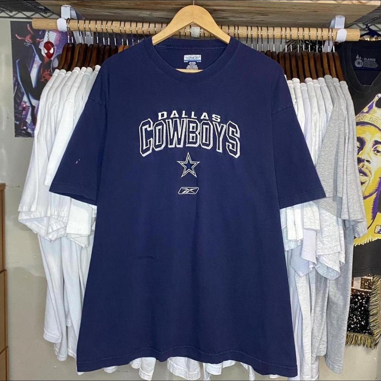 Reebok Dallas Cowboys Sweatshirt Mens XL Blue Team - Depop