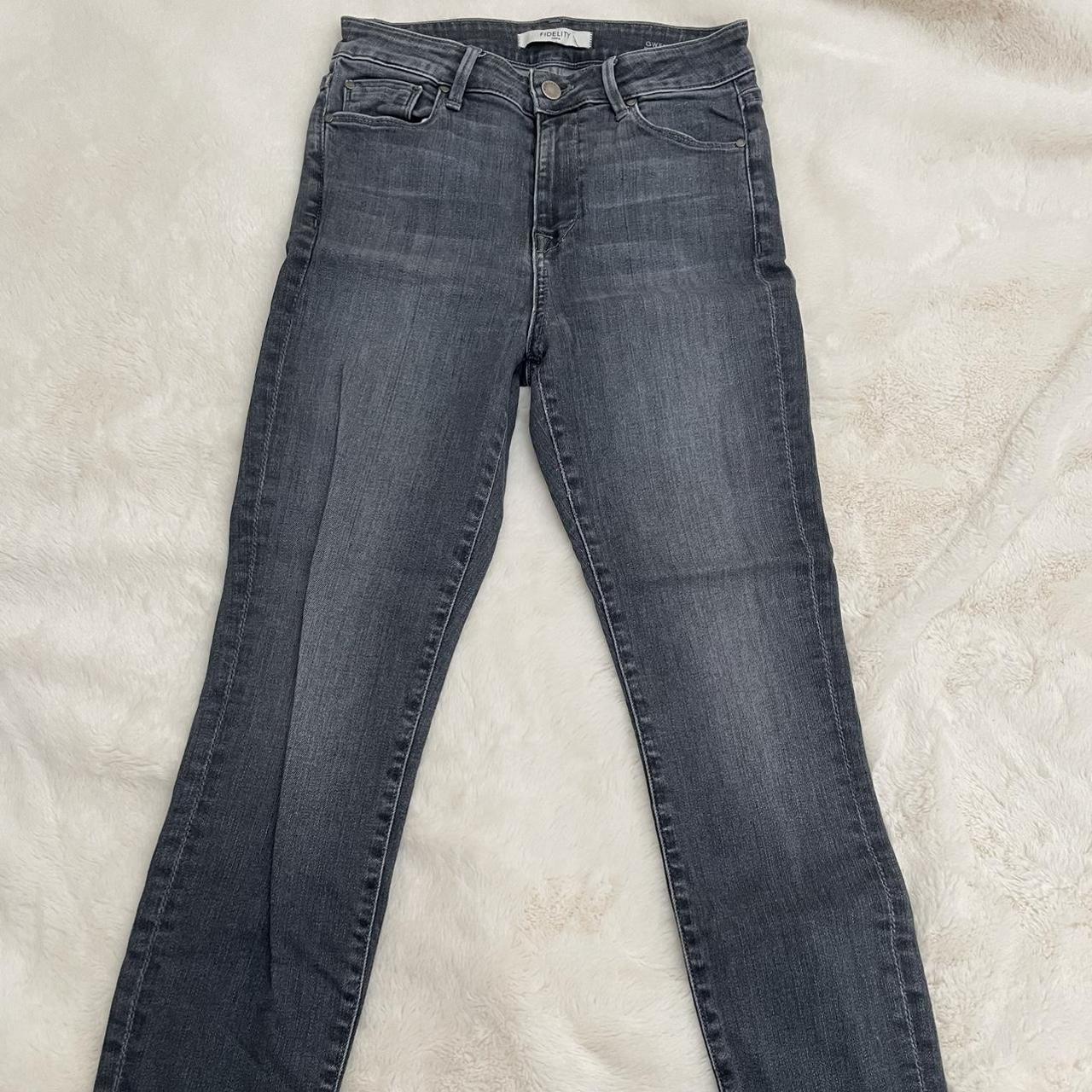 Fidelity jeans Gwen crop Size 26 Worn twice - Depop