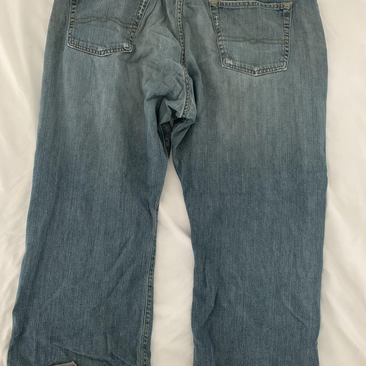 Men’s Lucky Brand baggy jeans. Pre owned good... - Depop