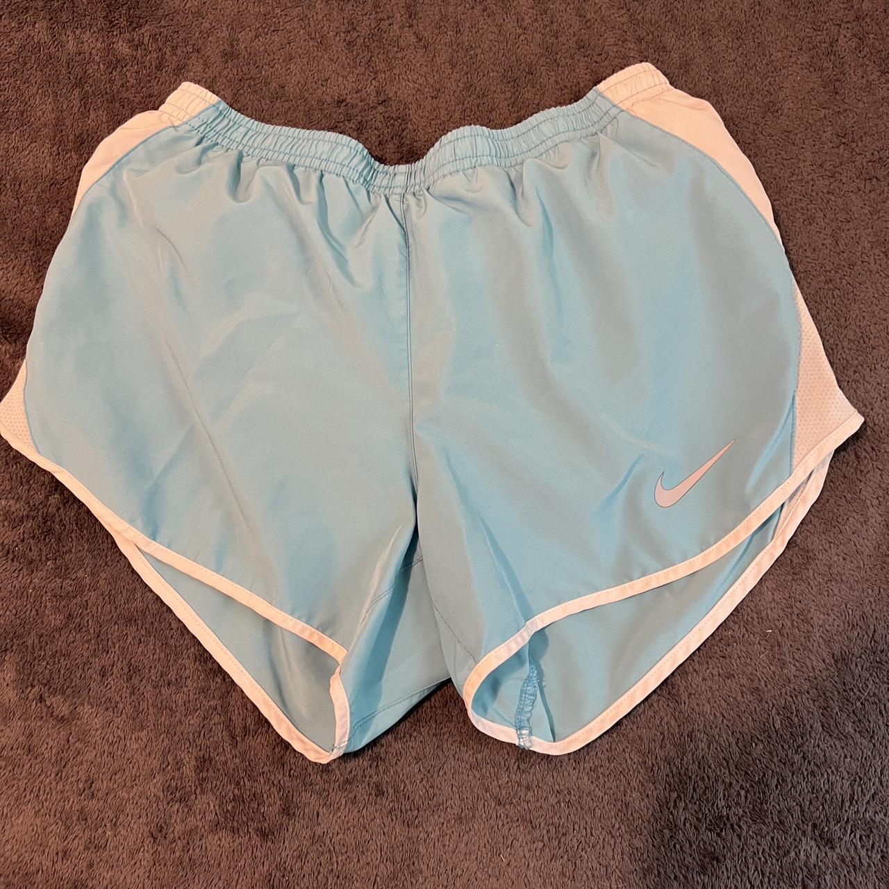 Crystal blue Aurola shorts Wore twice don't fit me - Depop