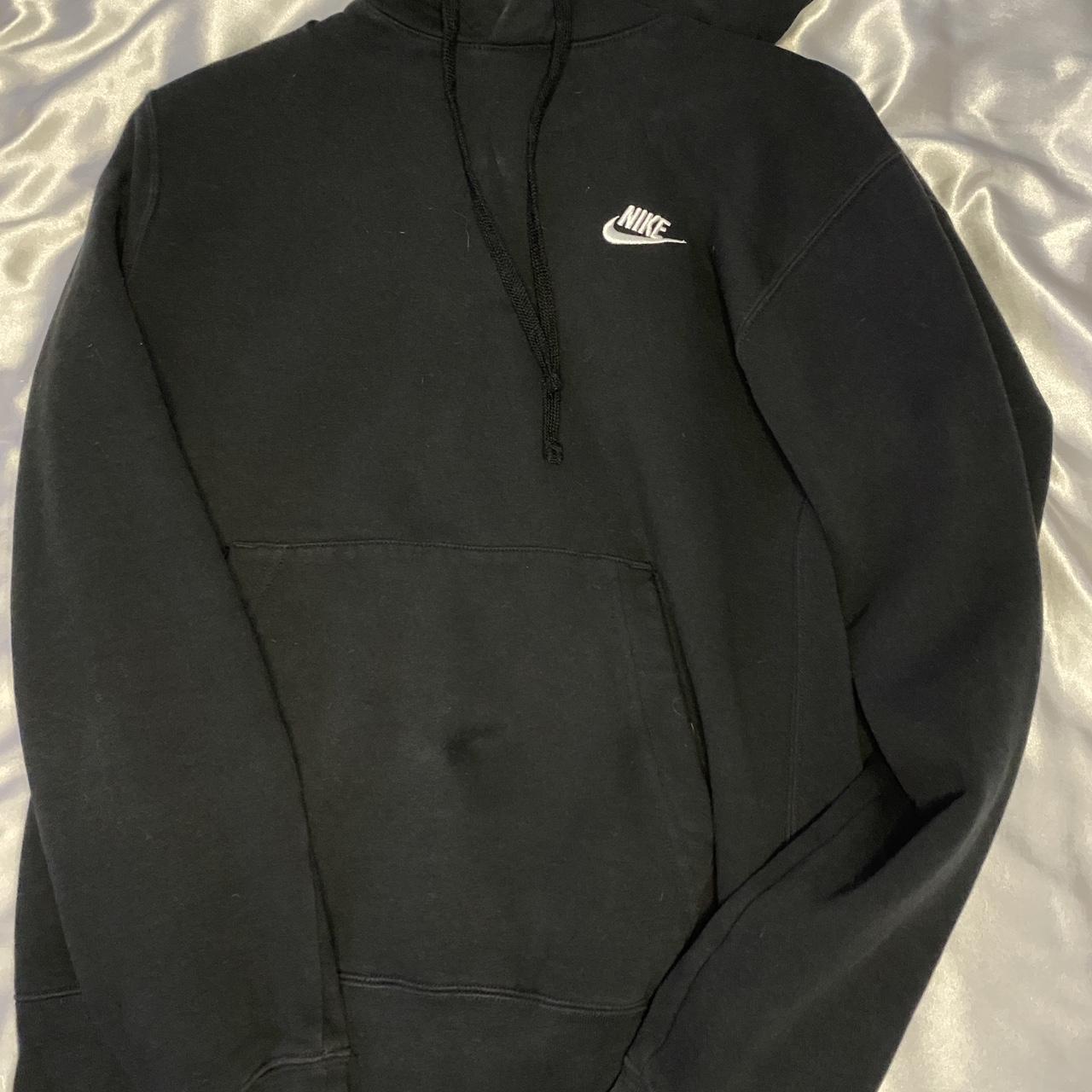 womens black nike essential hoodie