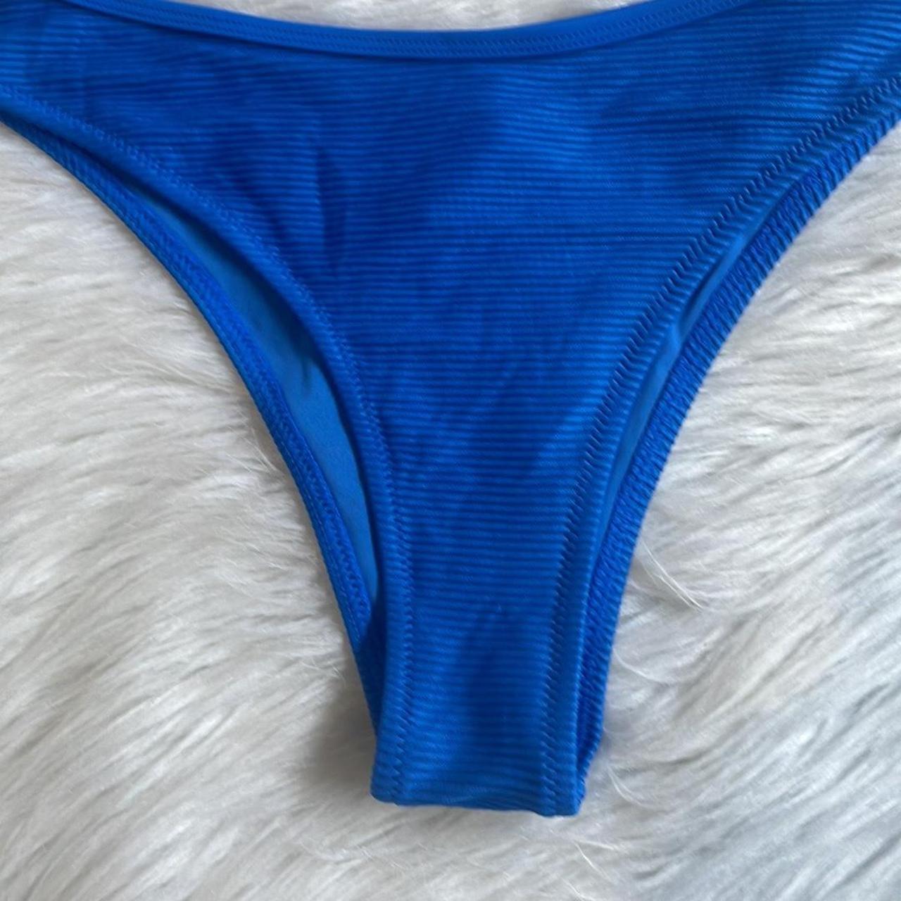 Cupshe Women's Blue Bikiniandtankinibottoms Depop
