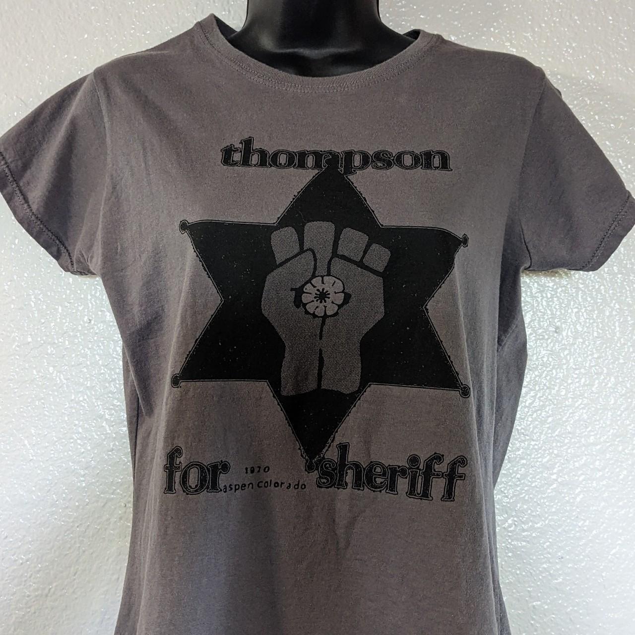 Hunter s thompson for sheriff best sale t shirt