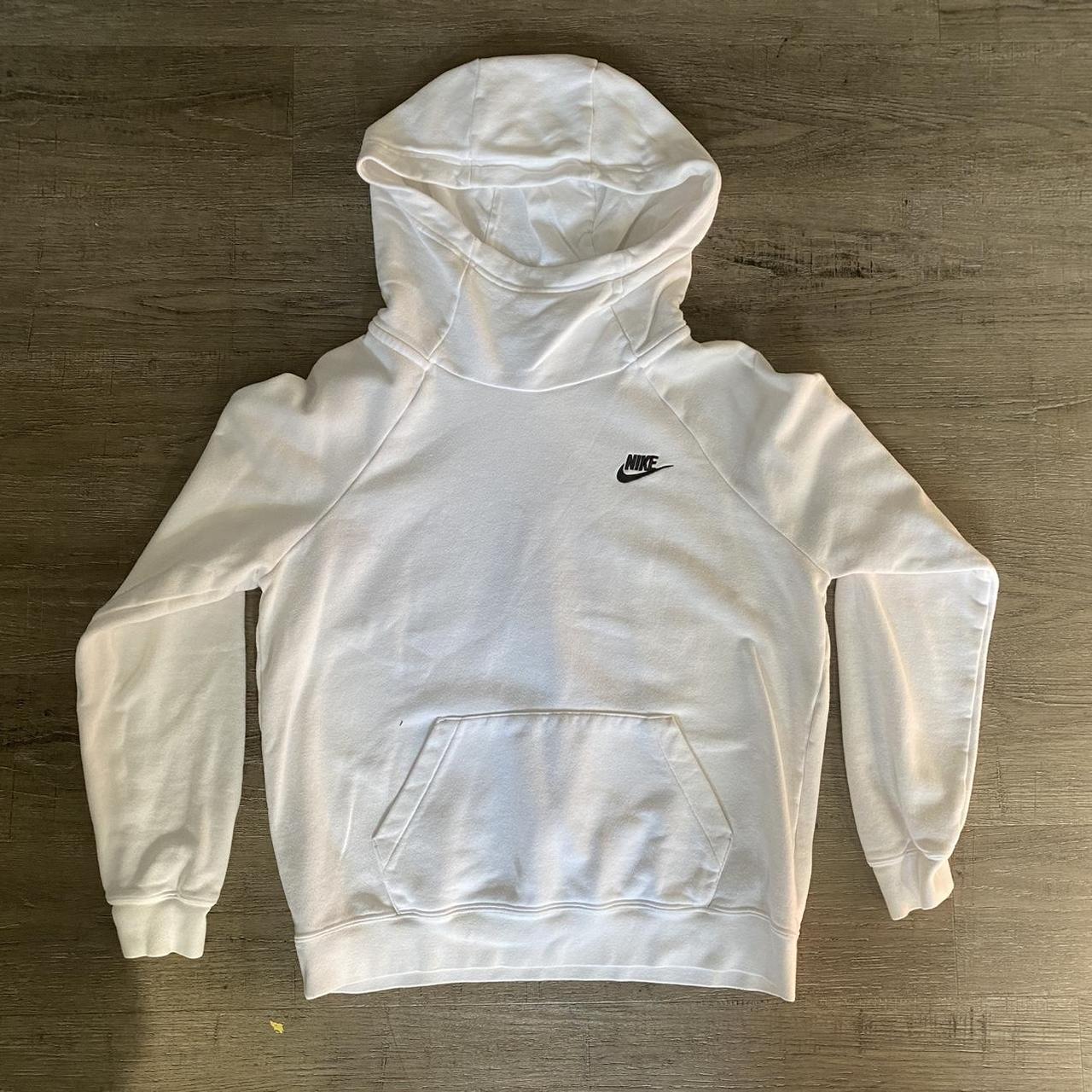 tawny white nike hoodie
