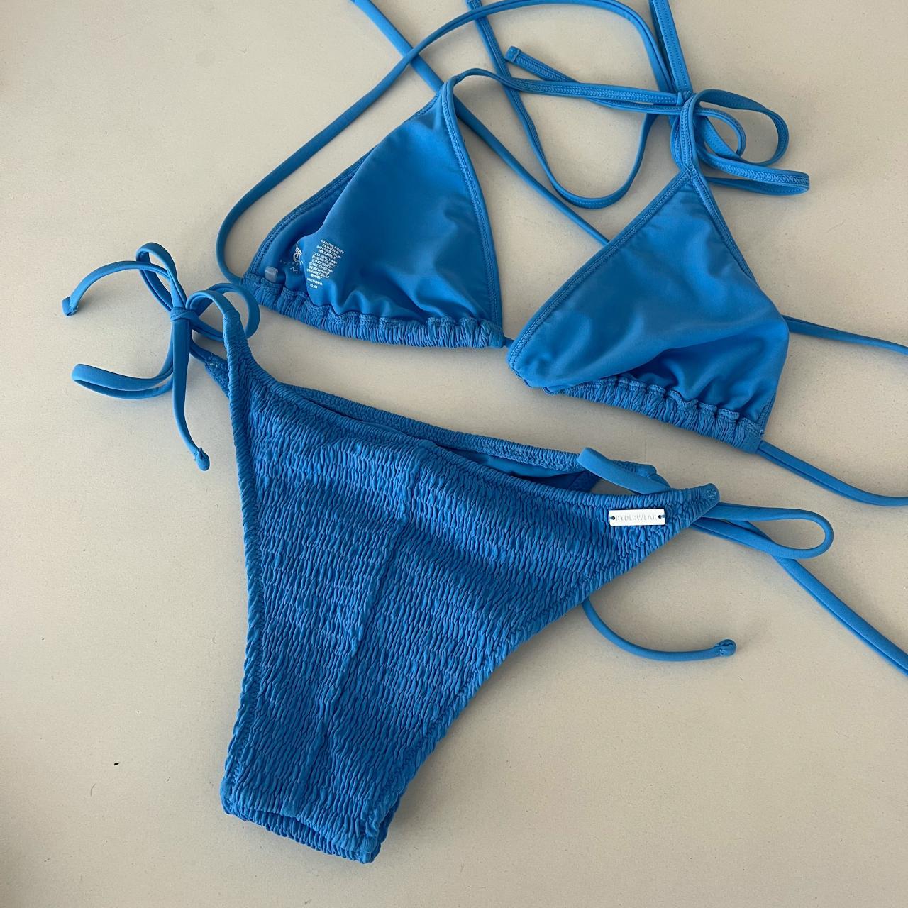 Women's Blue Bikinisandtankinisets Depop
