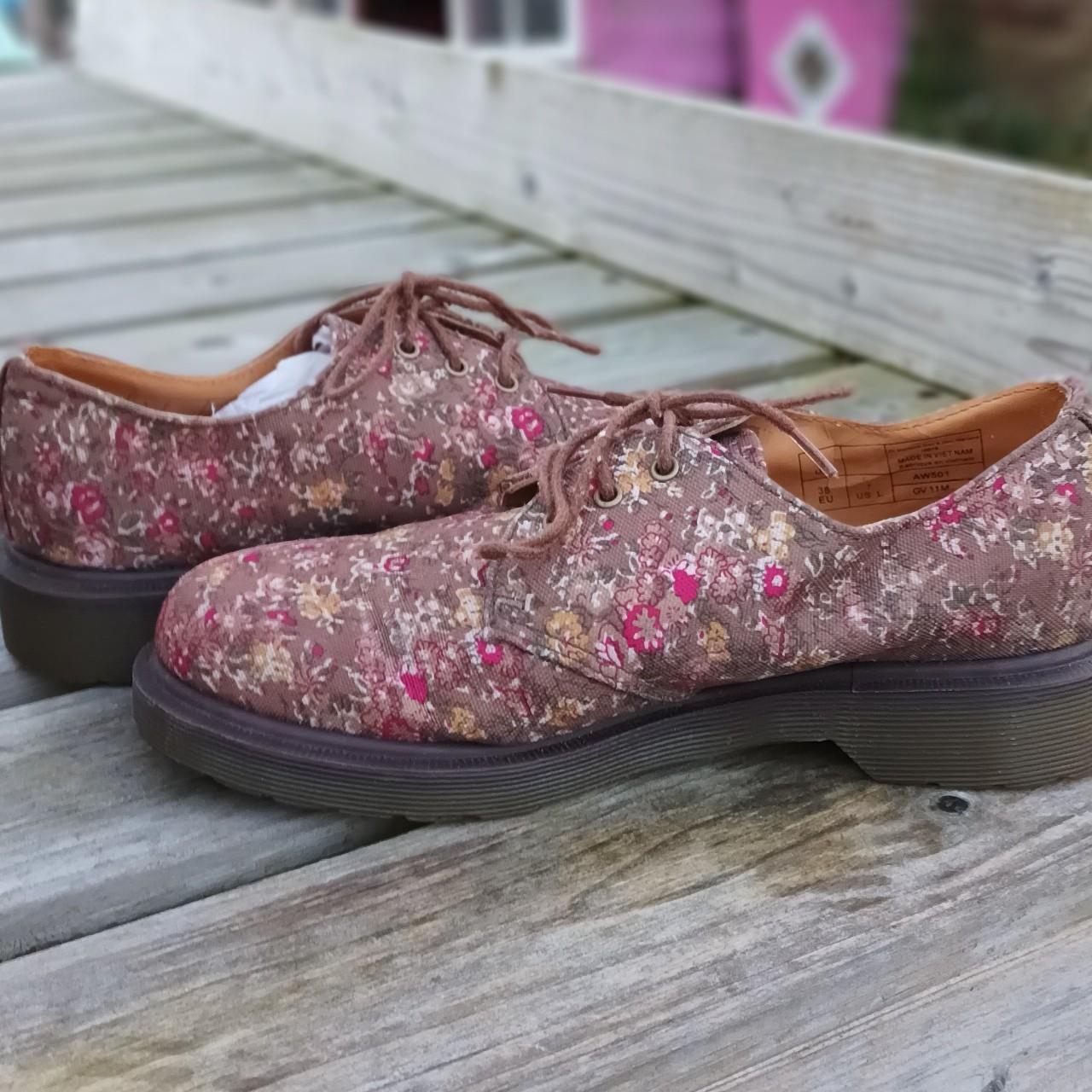 Shoes Dr Martens Floral Canvas Dr Martens Canvas Floral Boots Size