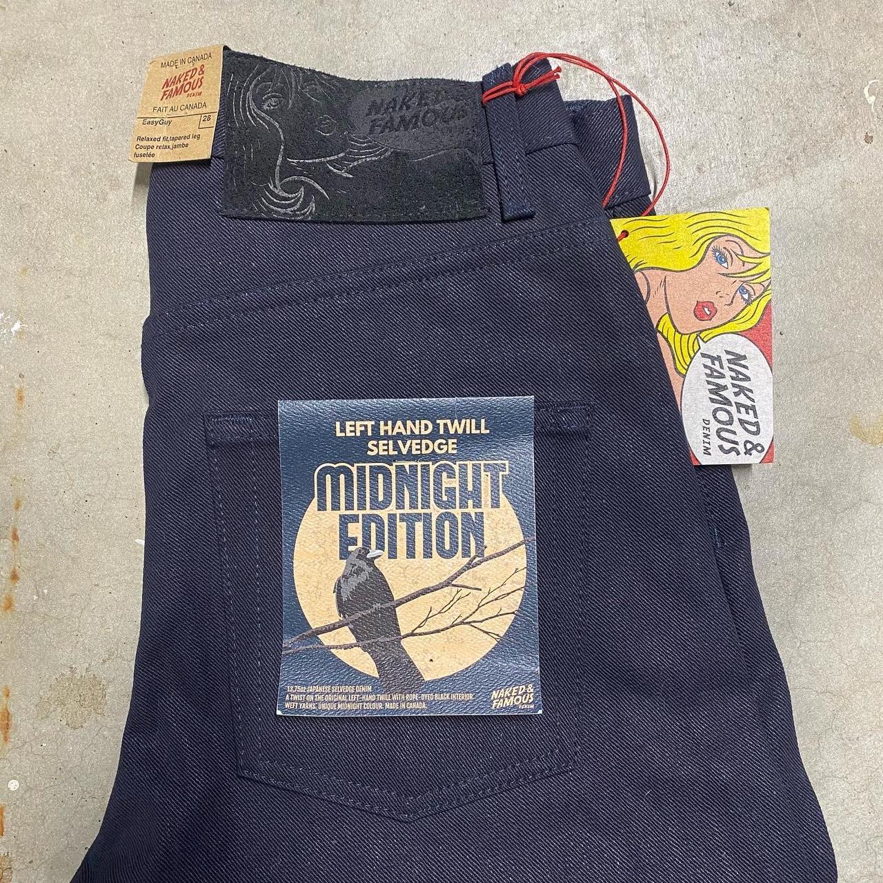 Naked and Famous Midnight Edition Jeans 2019 Fall... Depop