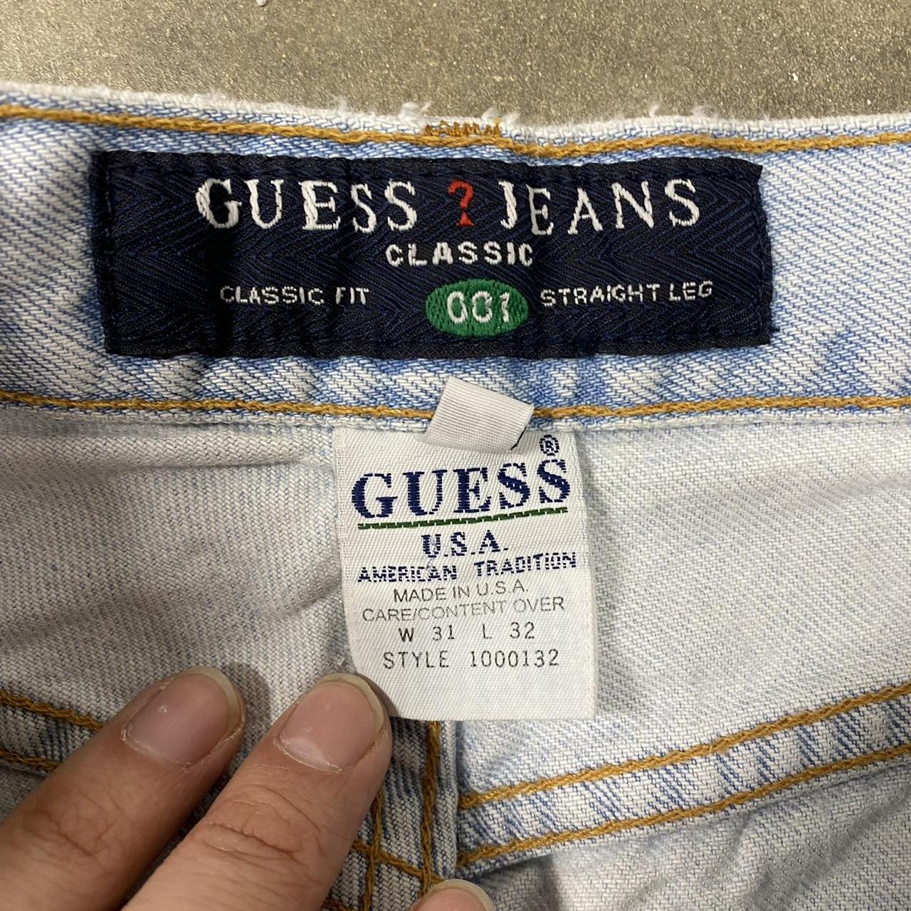 Guess jeans clearance tag