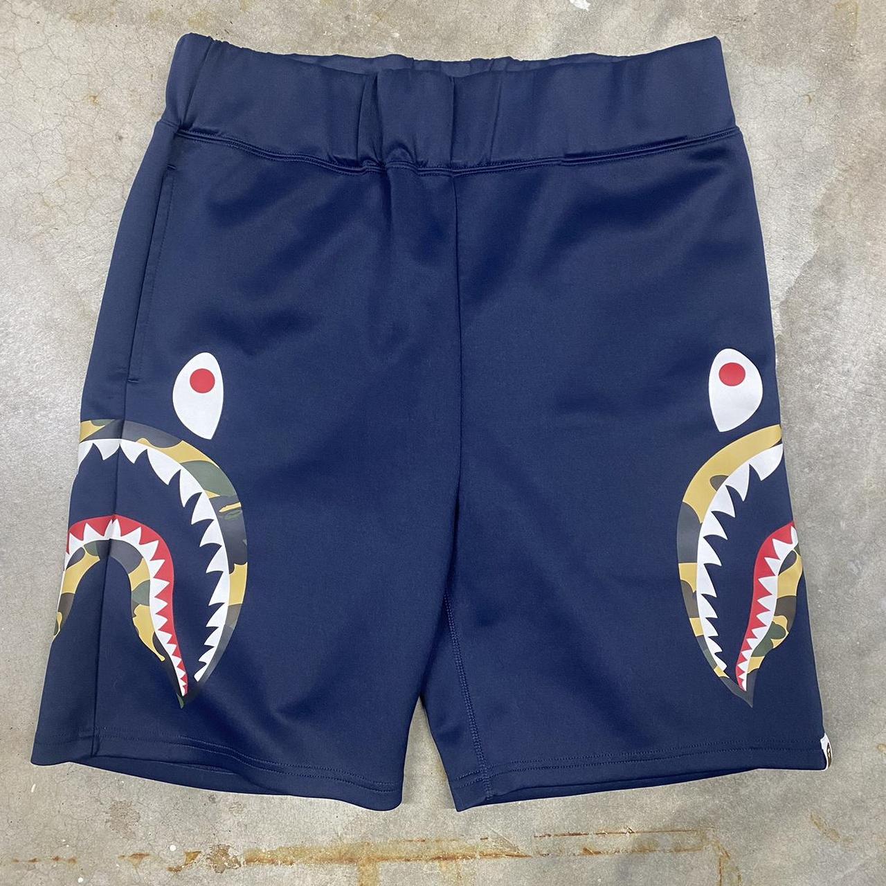 A Bathing Ape Shark Sweat Shorts - very nice... - Depop