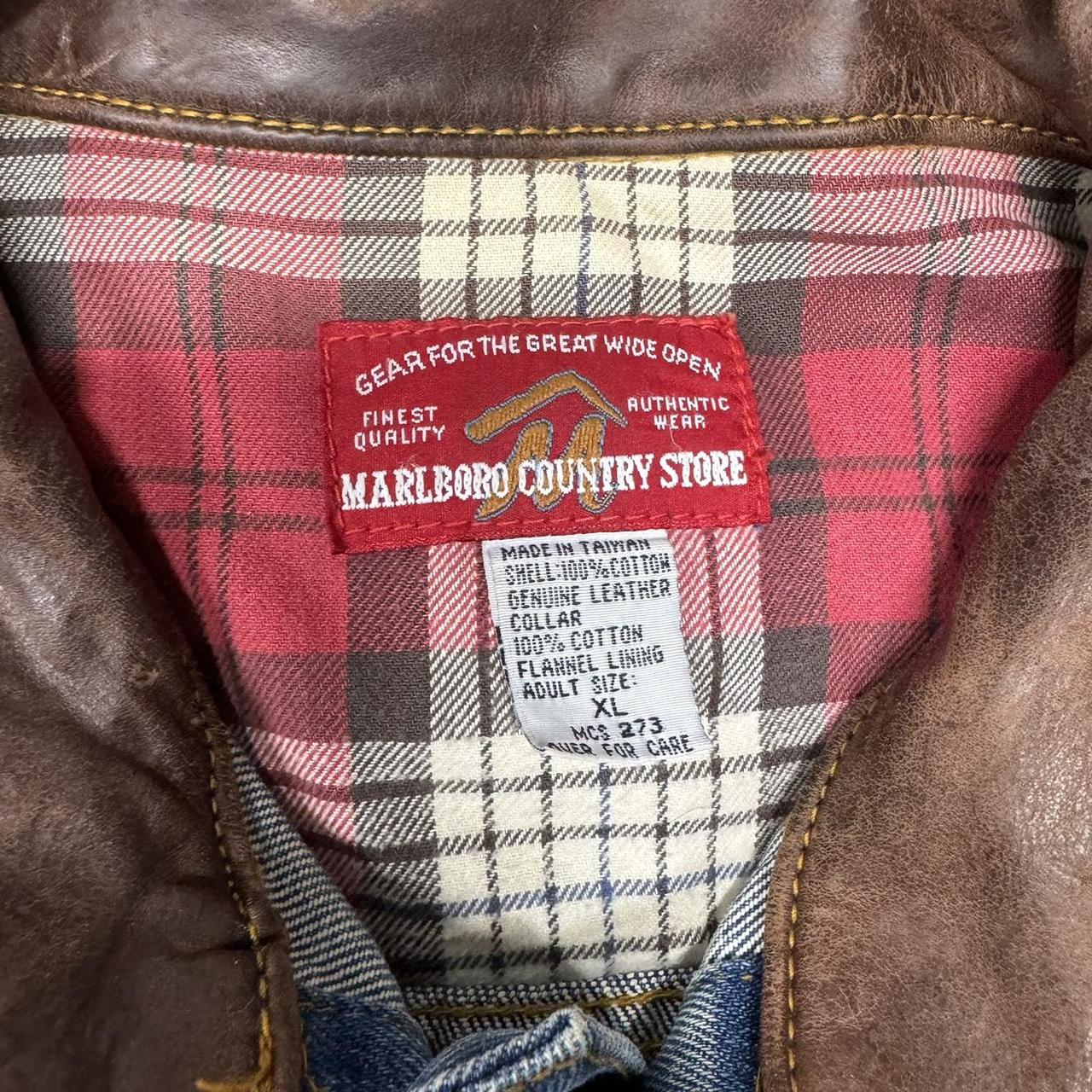 Marlboro Country Store Denim Jacket - nice wash... - Depop