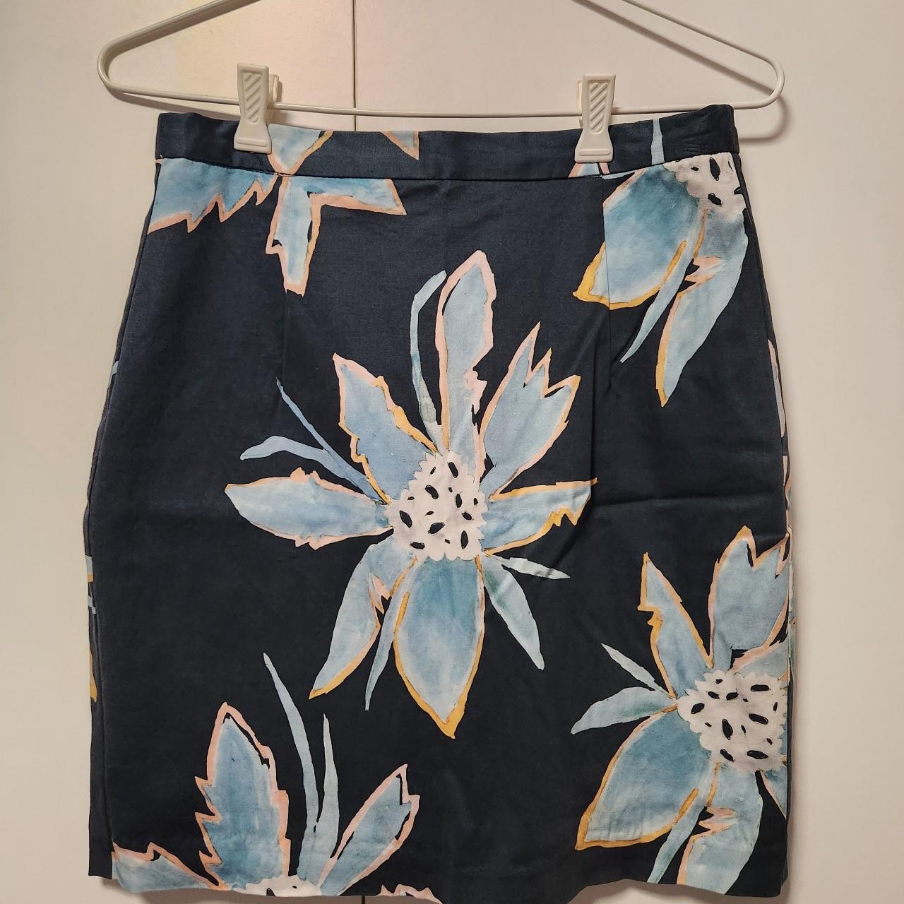 Gorman blue flower skirt. It does not have a... - Depop