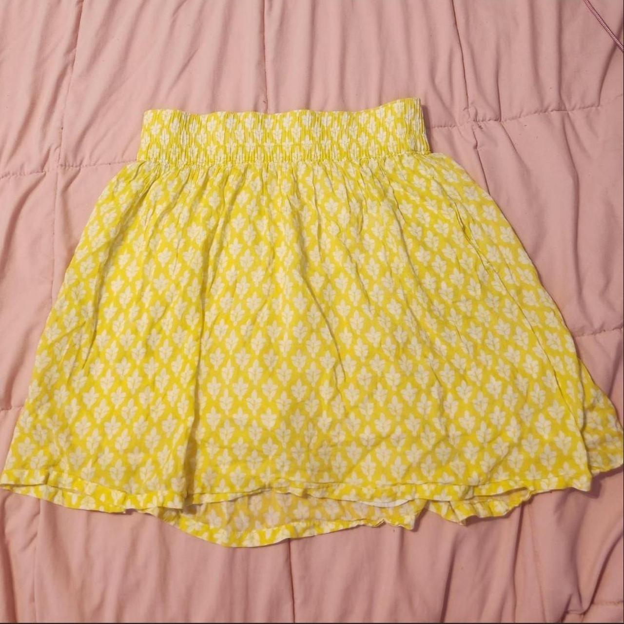 Old navy yellow skirt hotsell