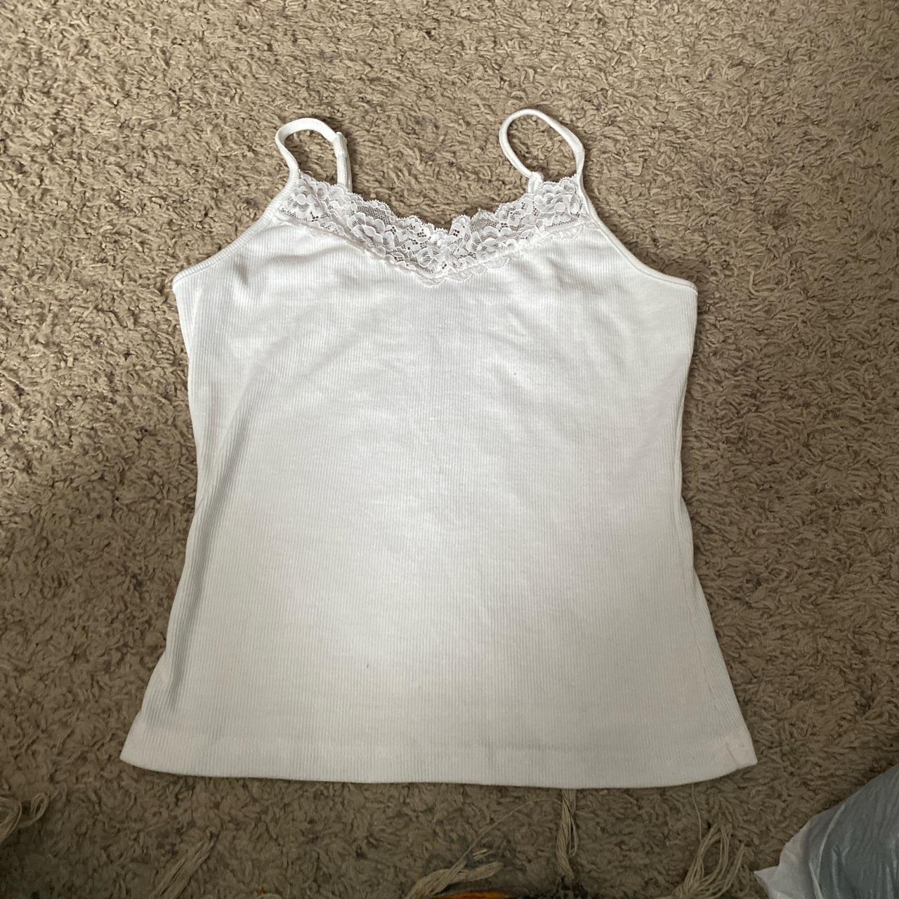 Women's White Veststankscamis Depop