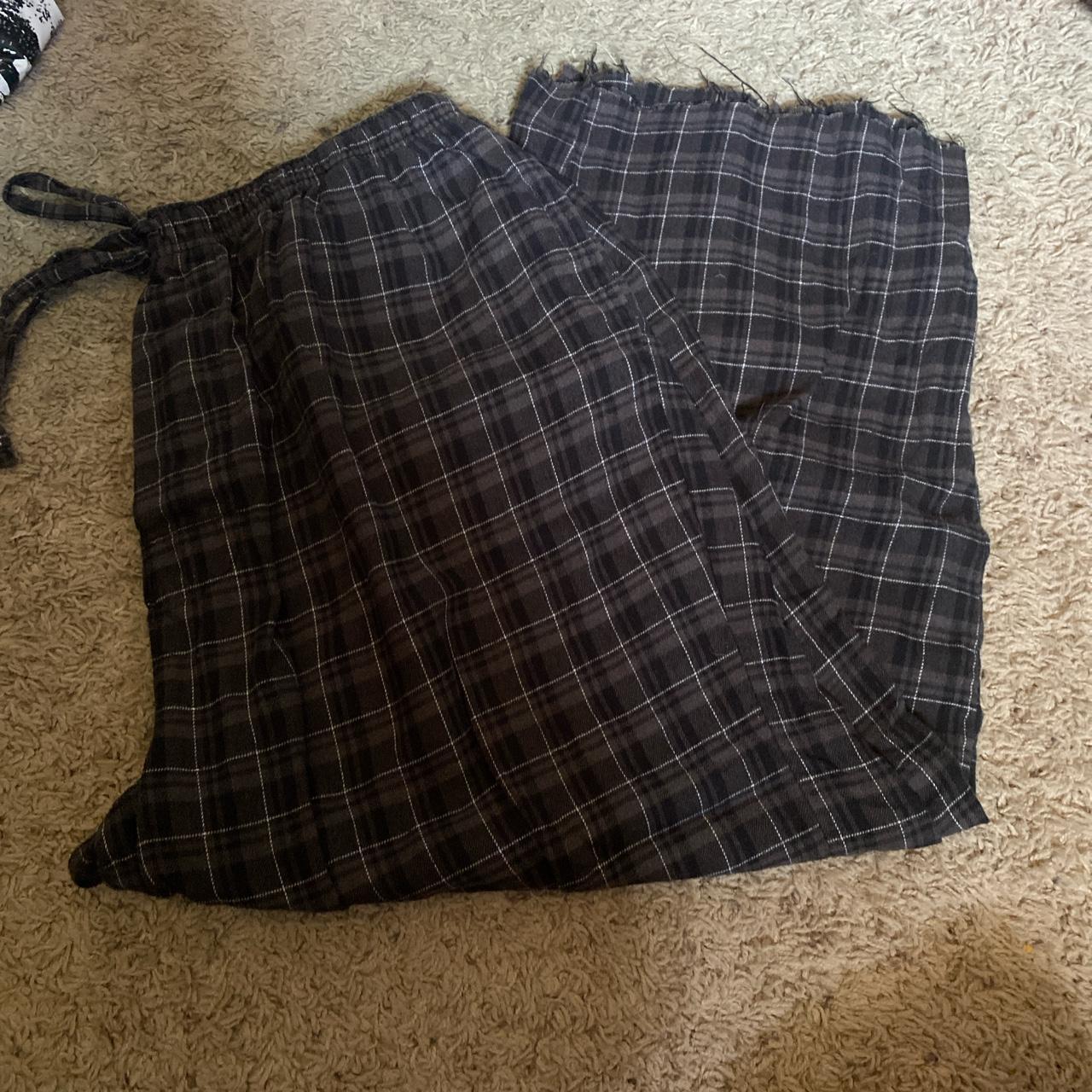 Men's Black and Grey Pajamas | Depop