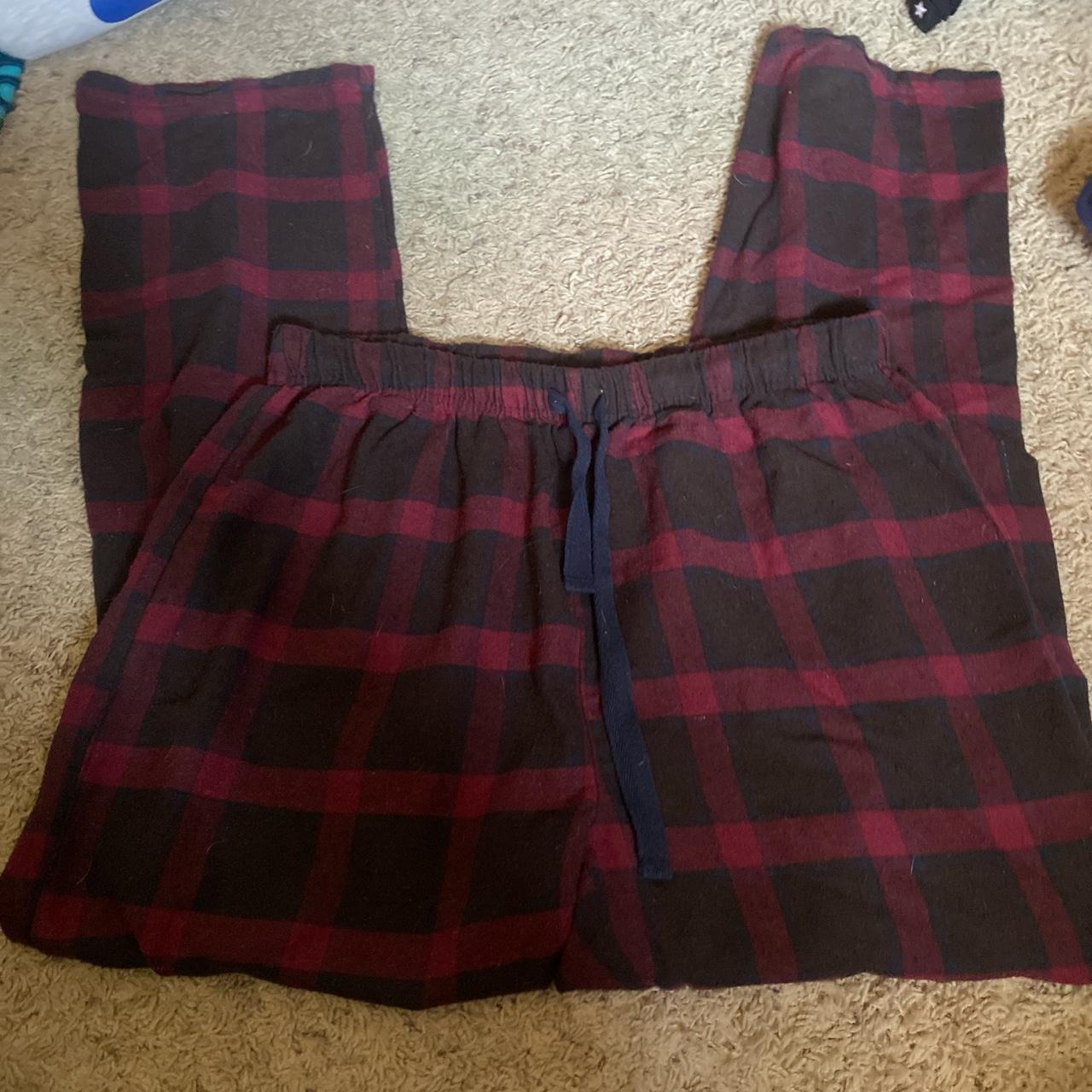 Men's Burgundy and Black Pajamas (2)