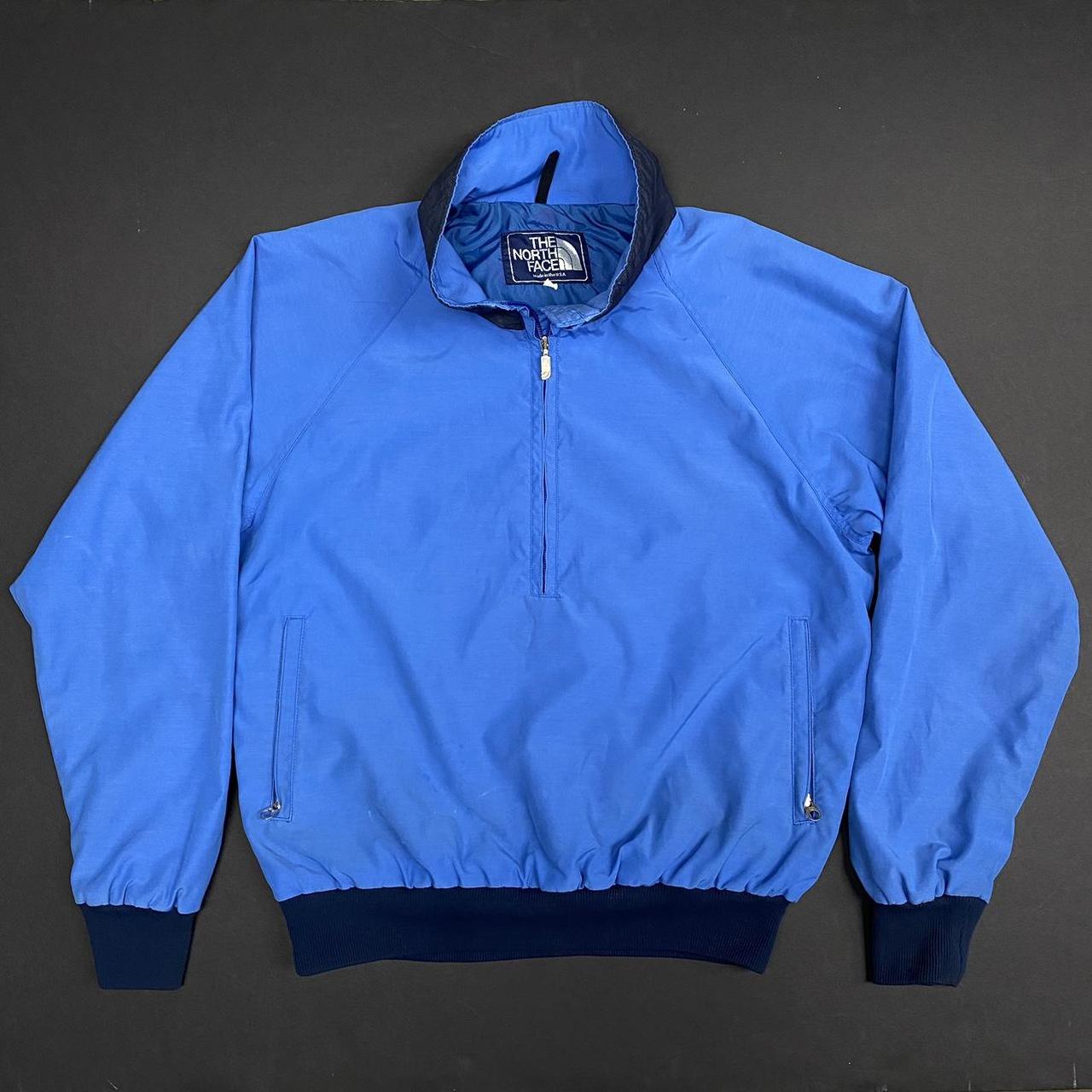 Vintage 70s 80s The North Face 1/4 zip pull over...