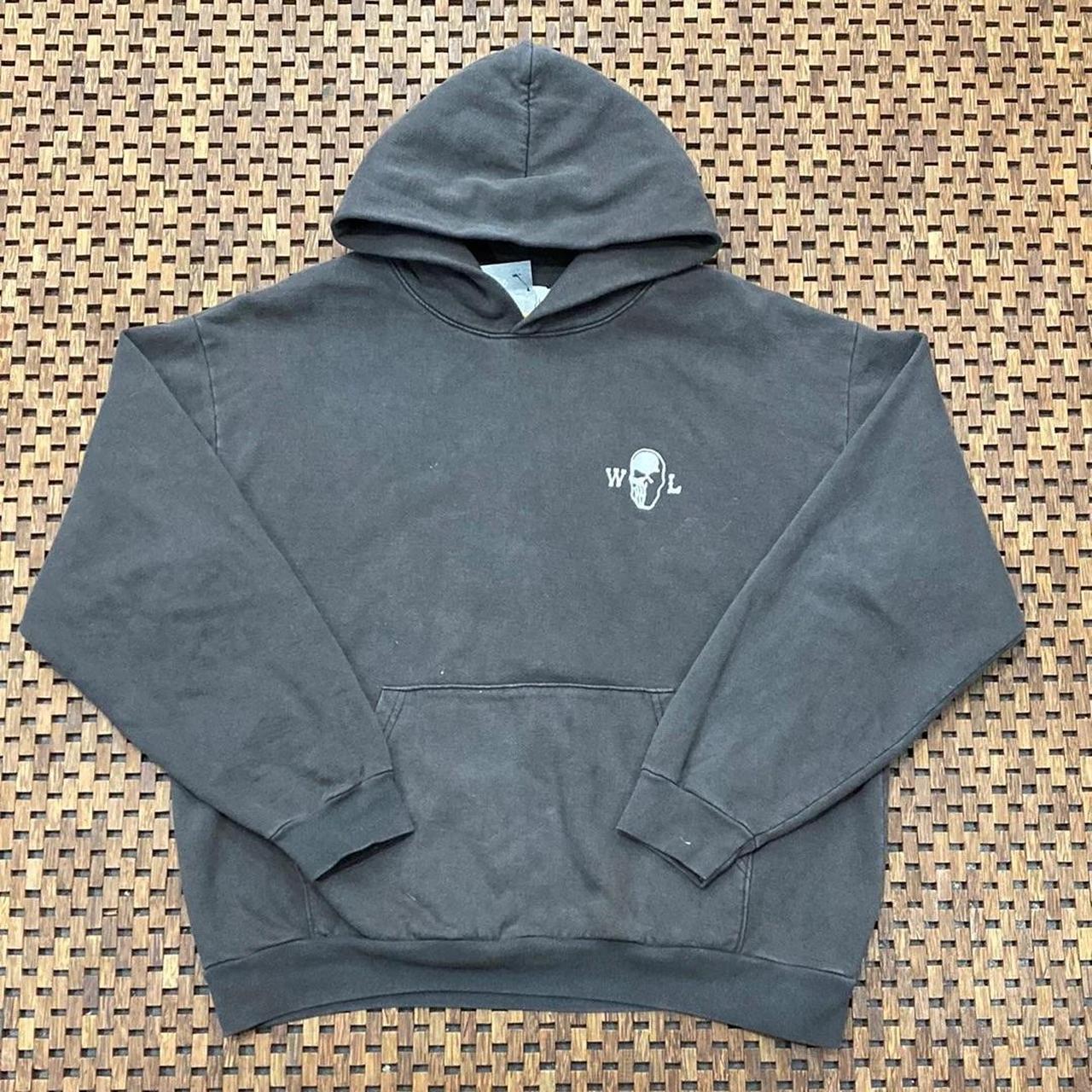 WL Grey vintage hoodie - Depop