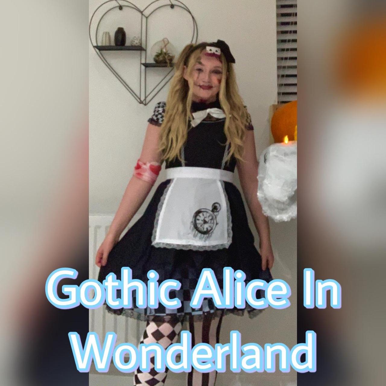 SMIFFY’S Gothic Alice In Wonderland Costume, for... - Depop