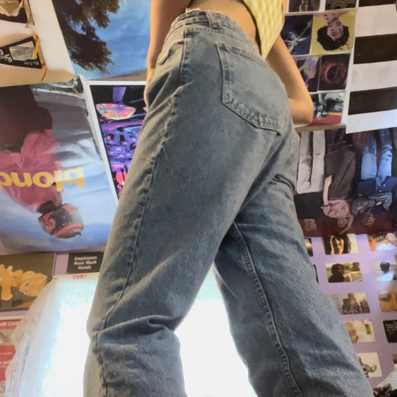 light wash zara jeans 100 cotton size 6 jeans... Depop