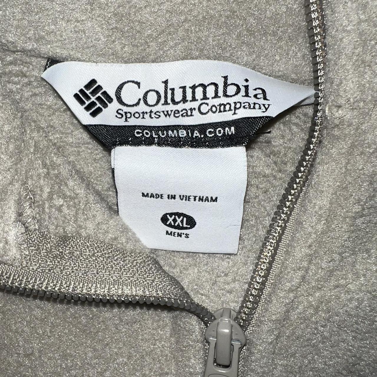 Tan columbia jacket size XXL in perfect... Depop