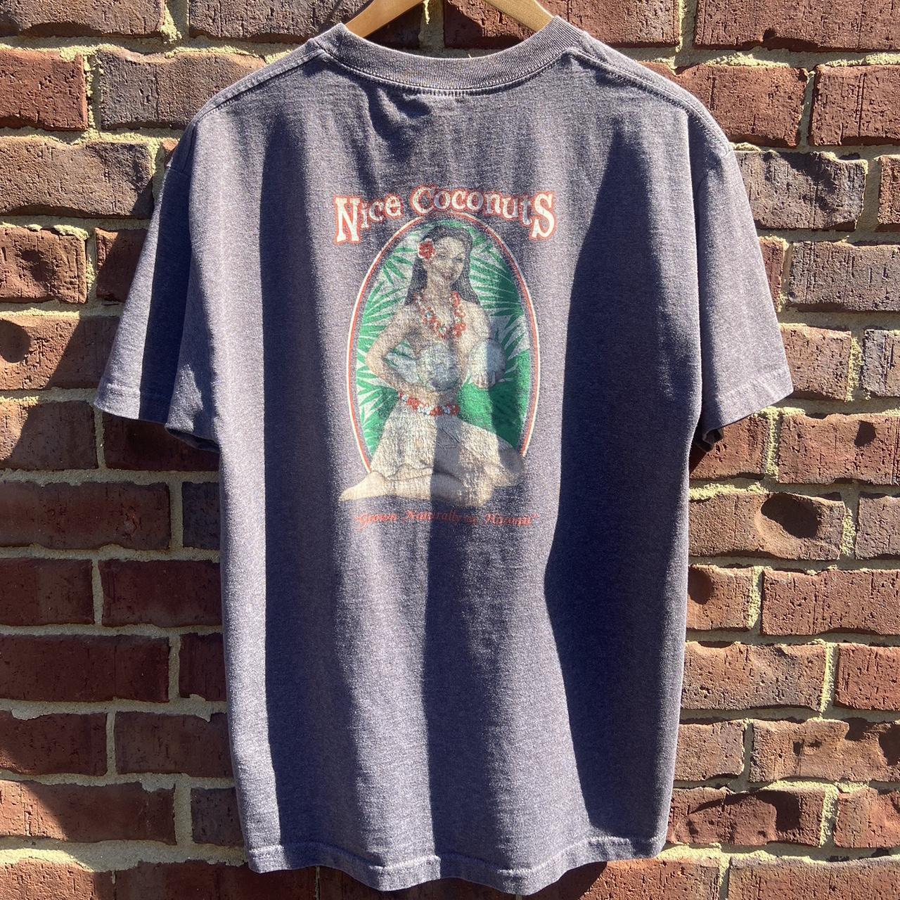 Vintage Nice Coconuts Hawaii Tee Pinhole stain... Depop