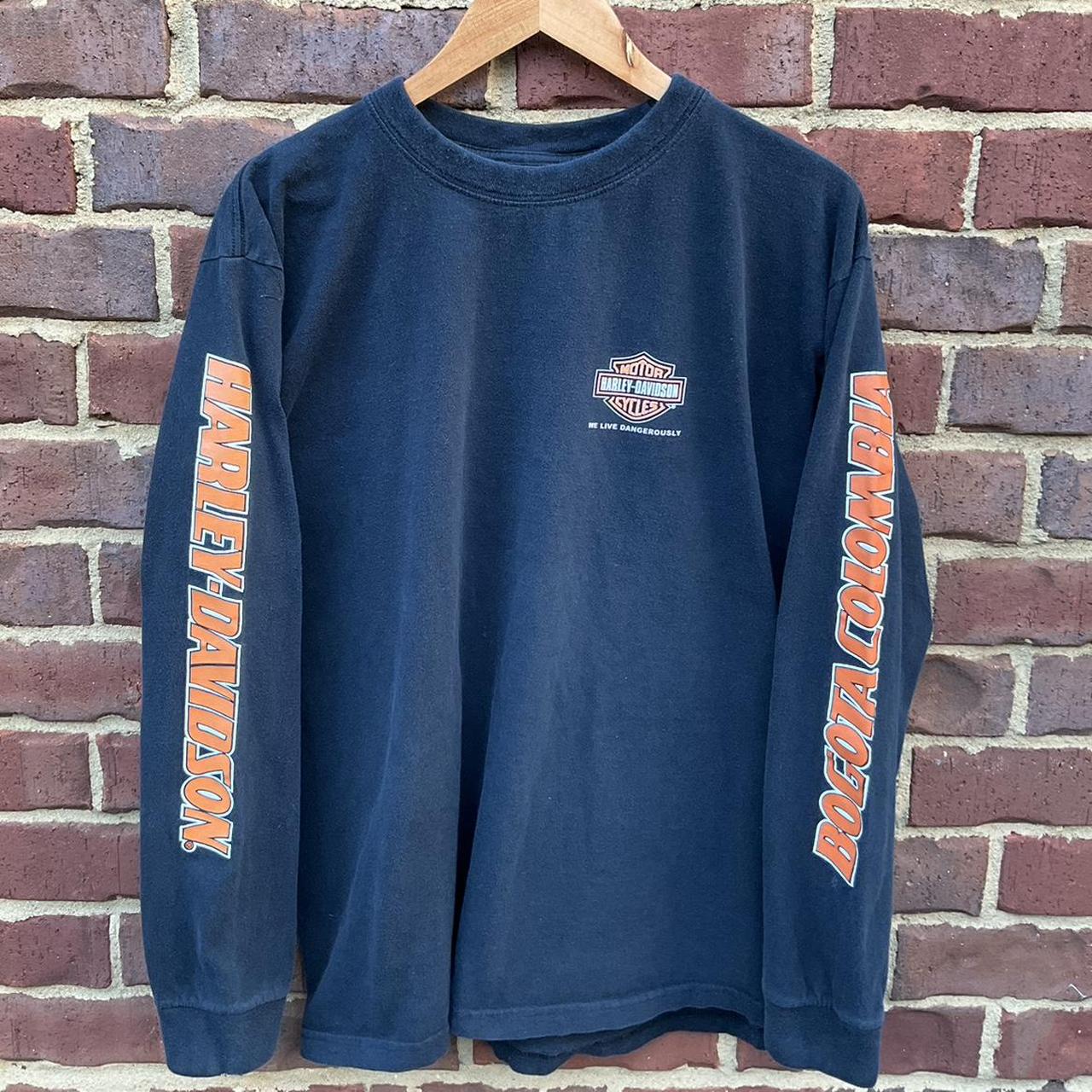 Bogota, Columbia Harley Davidson Long Sleeve -... - Depop