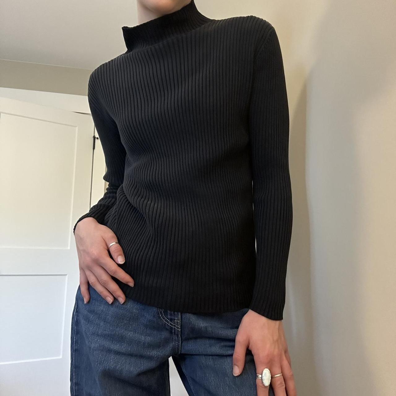 Ann Taylor Women's Sweater Black/Grey L – The perfect staple